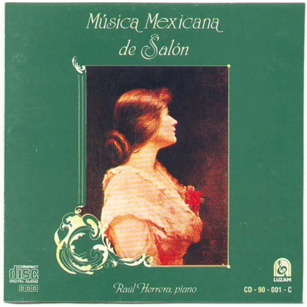 Portada del disco Música Mexicana de Salón interpretado por Raúl Herrera