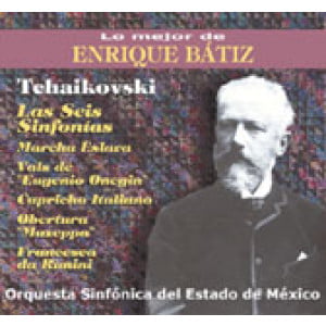 Álbum con 6 Sinfonías y 5 obras orquestales de Tchaikovski 4 CD´s