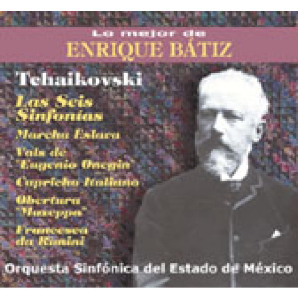 Álbum con 6 Sinfonías y 5 obras orquestales de Tchaikovski 4 CD´s