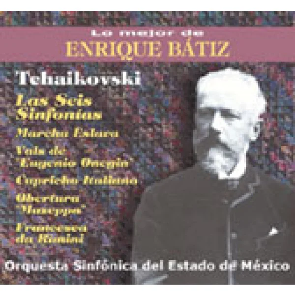 Álbum con 6 Sinfonías y 5 obras orquestales de Tchaikovski 4 CD´s